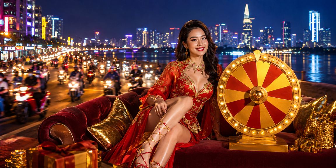 Bàn roulette neon tại TP. Hồ Chí Minh – không khí live casino sôi động về đêm