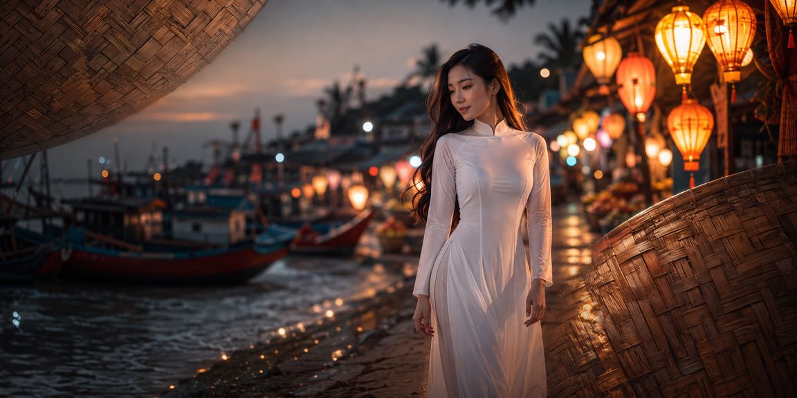 Phụ nữ Việt Nam trong trang phục áo dài trải nghiệm casino trực tuyến tại Mũi Né